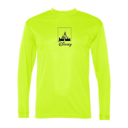 Men’s Walt Disney Cartoon - Polyester Long Sleeve T-Shirt - 5104