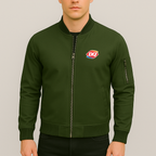 Men's  DQ Dairy Queen Lightweight Bomber Jacket Windbreaker Softshell Varsity Jacket Coat