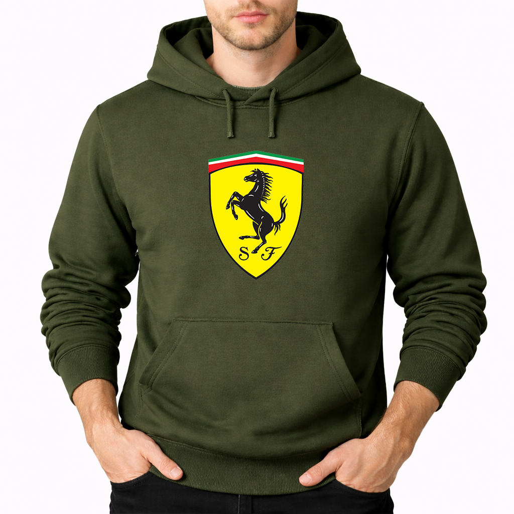 Men’s Ferrari Motorsport Car Pullover Hoodie
