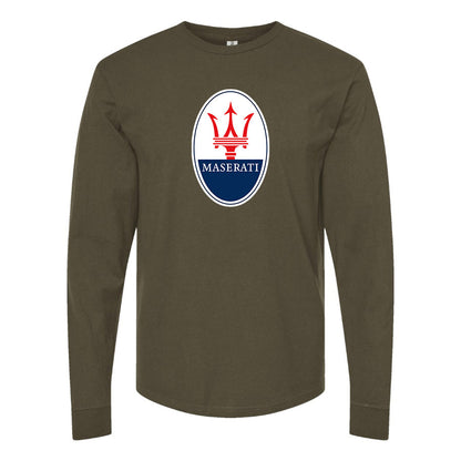 Men’s Maserati Car Long Sleeve T-Shirt