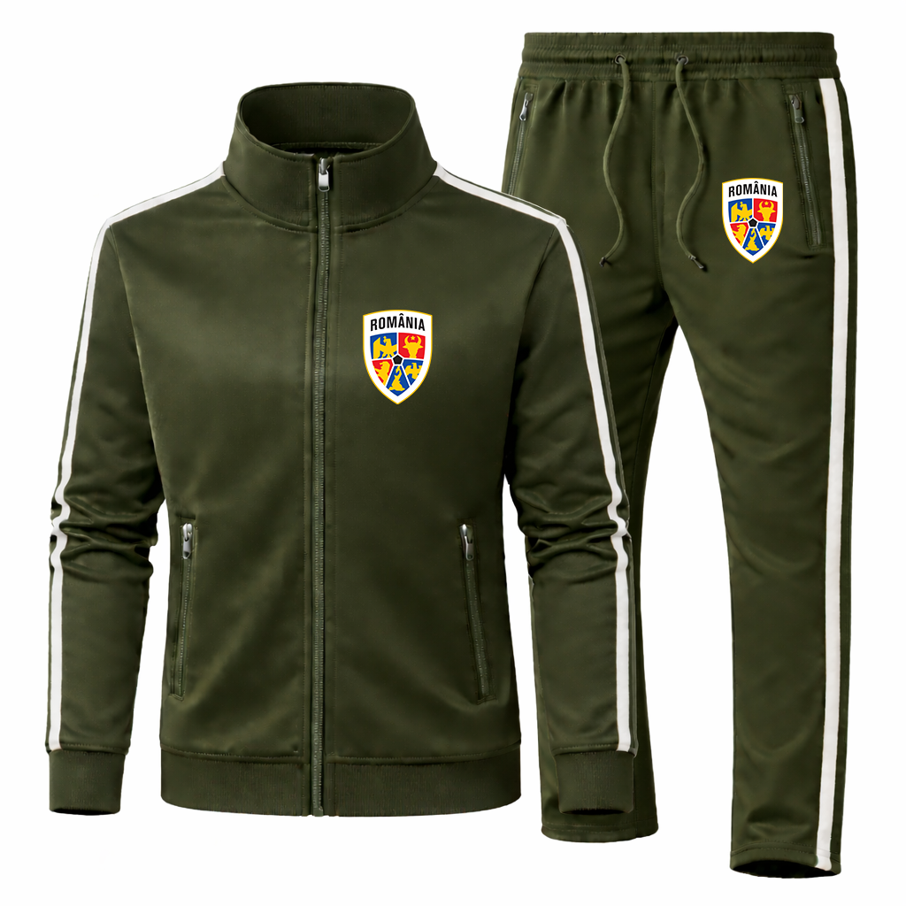 Men's Romania National Soccer Team Dri-Fit TrackSuit