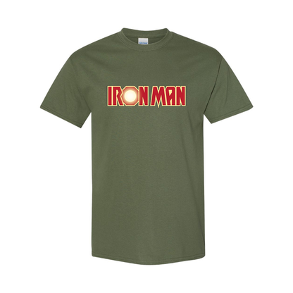 Youth Kids Iron Man Marvel Superhero Cotton T-Shirt