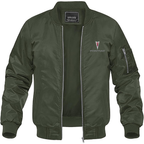 Men’s Pontiac Car Lightweight Bomber Jacket Windbreaker Softshell Varsity Jacket Coat