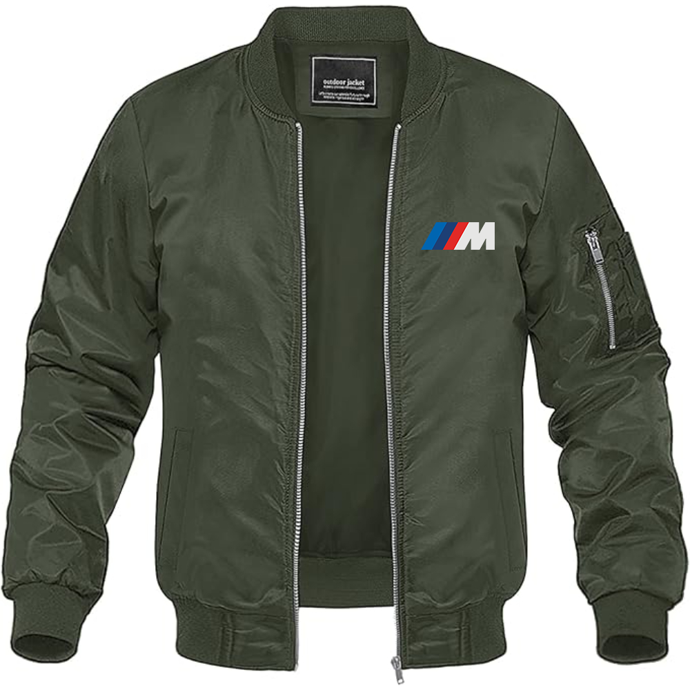 Men's - BMW M - Lightweight Bomber Jacket Windbreaker Softshell Varsity Jacket Coat