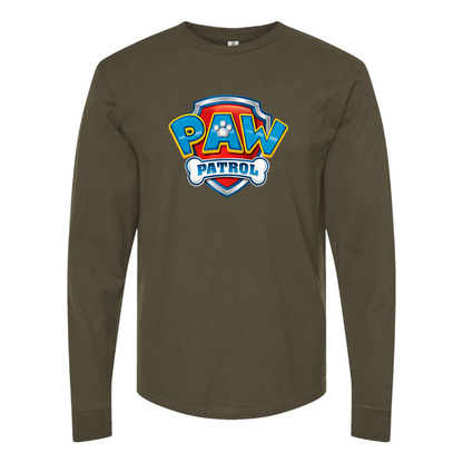 Men's Paw Patrol Cartoon Long Sleeve T-Shirt