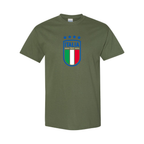Youth Kids Italy National Soccer Cotton T-Shirt