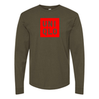 Men's Uniqlo Logo  Cotton Long Sleeve T-Shirt