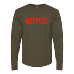 Men's Netflix Movie Show Long Sleeve T-Shirt