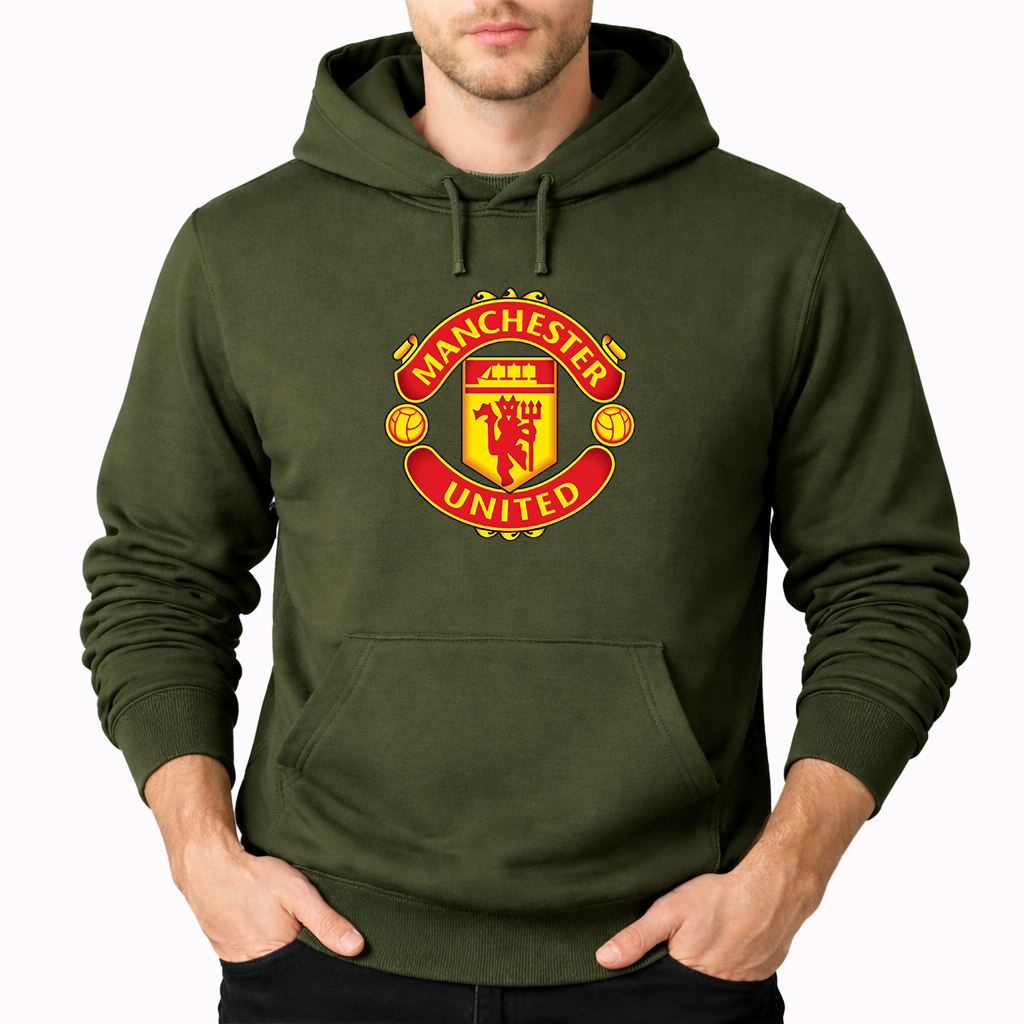 Men’s Manchester United Soccer Pullover Hoodie