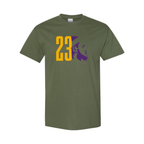 Youth Kids Lebron James 23 Cotton T-Shirt