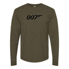 Men's 007 James Bond Movie Long Sleeve T-Shirt