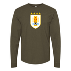 Men's Uruguay National Soccer Team Long Sleeve T-Shirt
