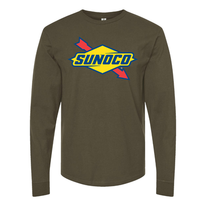 Men's Sunoco Gas Station Long Sleeve T-Shirt