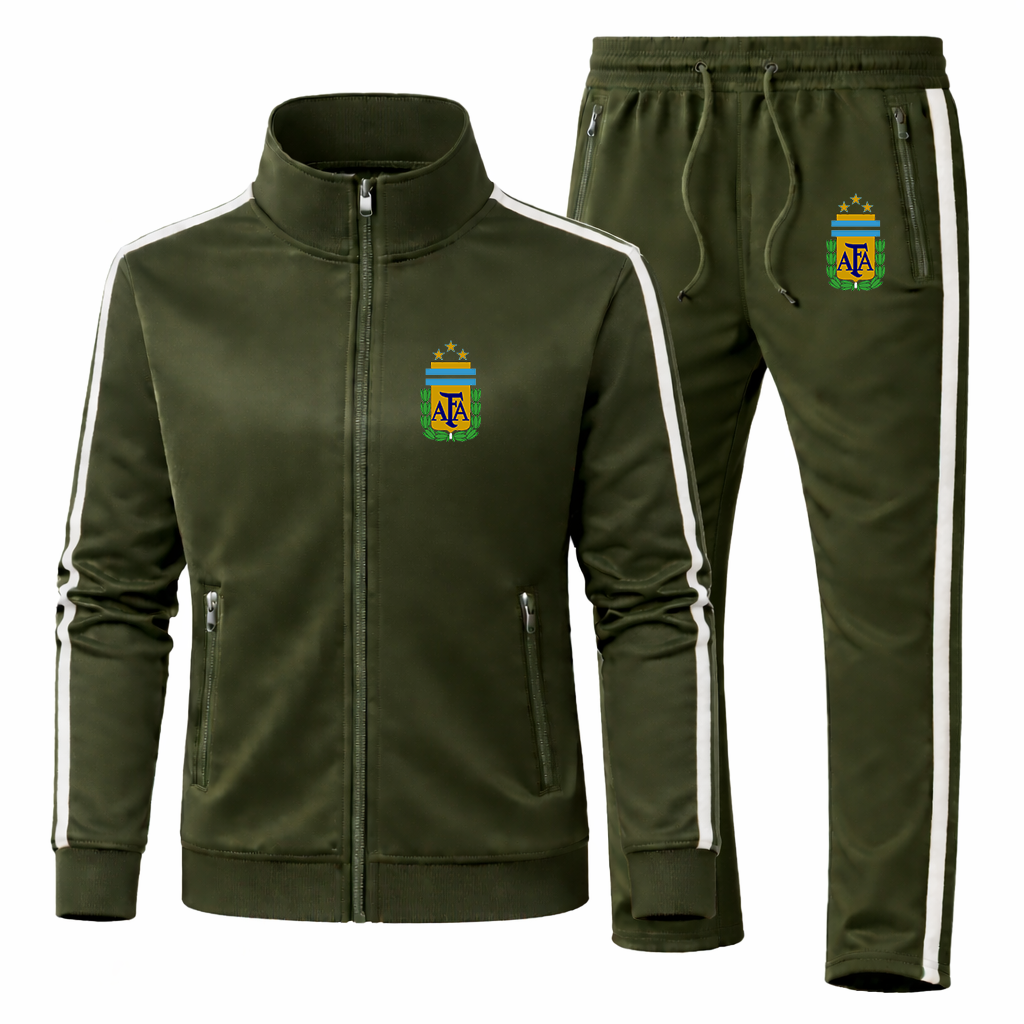 Men's Argentina National Soccer Team Logo Dri-Fit TrackSuit