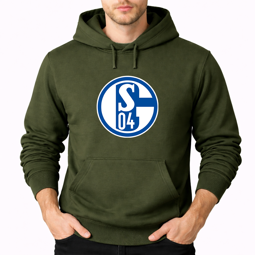 Men's Schalke 04 FC Pullover Hoodie