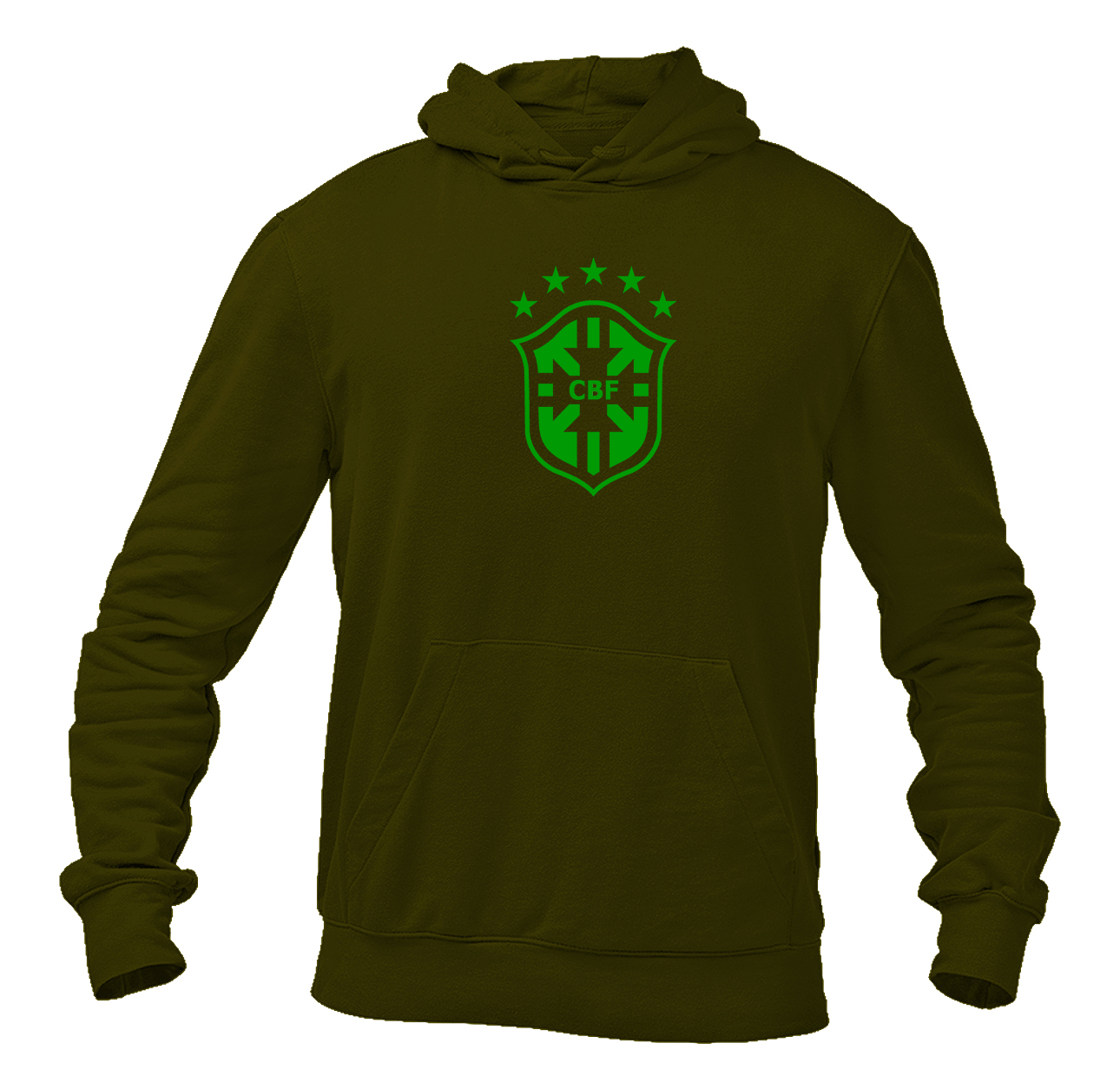 Men's Brazil Soccer Pullover Hoodie