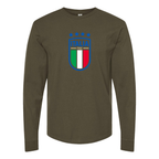 Men's Italy National Soccer Long Sleeve T-Shirt