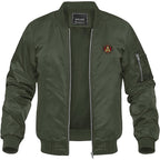 Men's Atlanta United FC Lightweight Bomber Jacket Windbreaker Softshell Varsity Jacket Coat