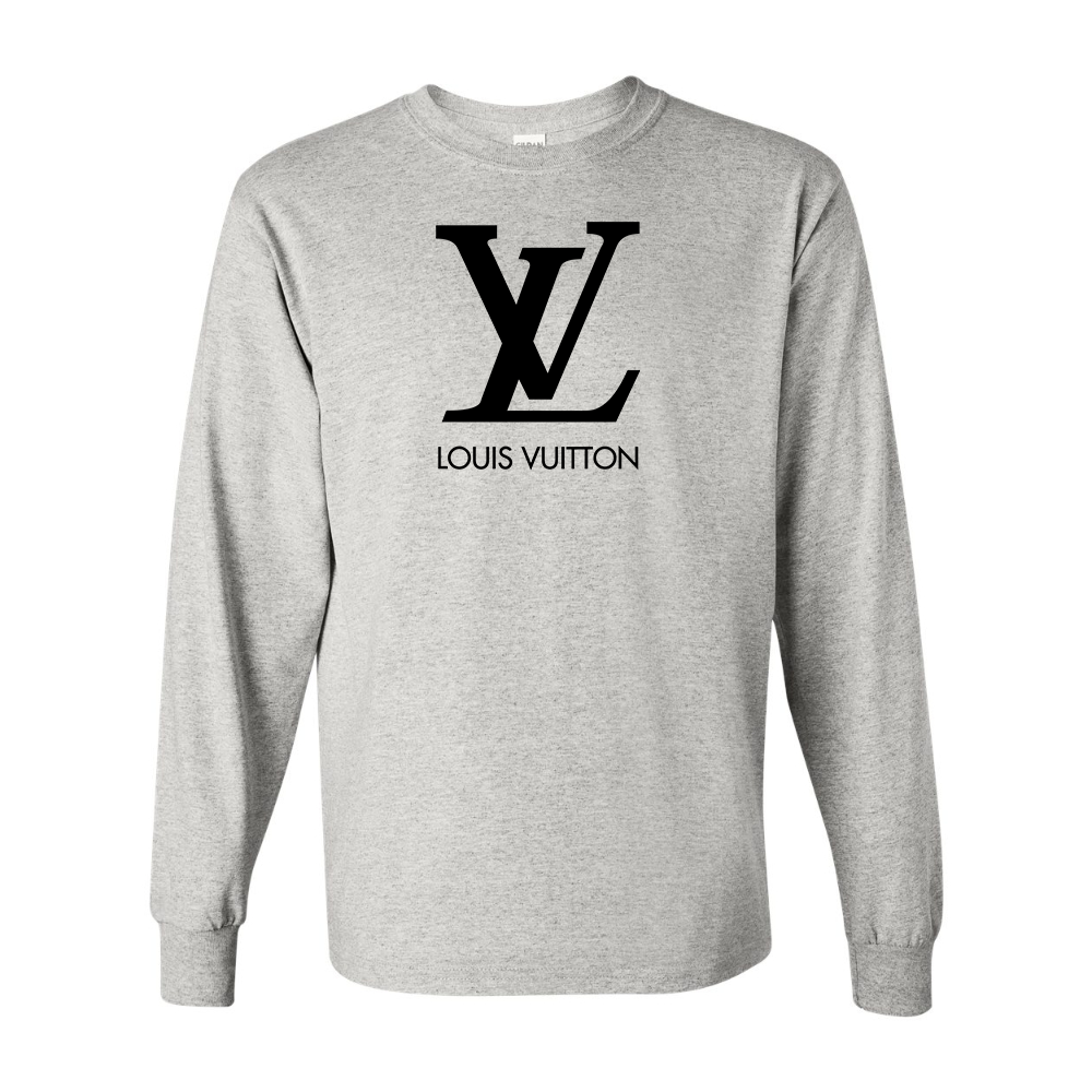 Men's Louis Vuitton Cotton Long Sleeve T-Shirt