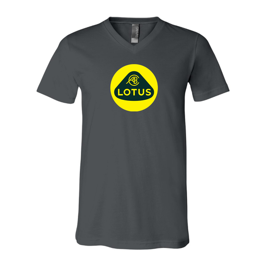 Men’s Lotus Car - BELLA + CANVAS - Jersey V-Neck Tee - 3005