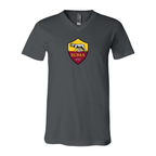 Men’s AS Roma FC - BELLA + CANVAS - Jersey V-Neck Tee - 3005