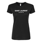 Women's  Saint Laurent Round Neck T-Shirt