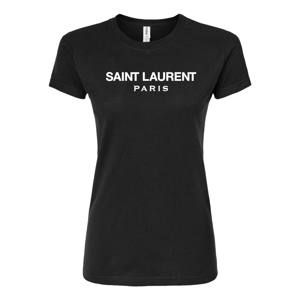 Women's  Saint Laurent Round Neck T-Shirt