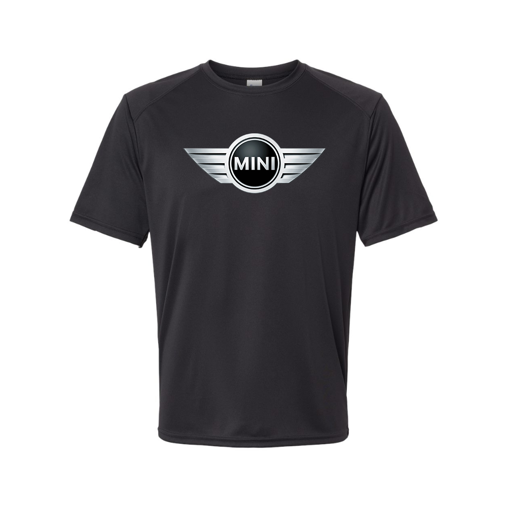 Youth Kids Mini Cooper Car Polyester T-Shirt