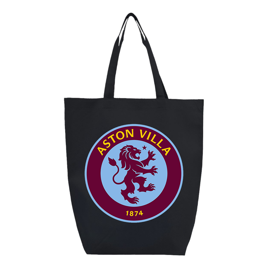 Aston Villa -  Q-Tees - Non-Woven Gusset Bottom Tote - Q1251