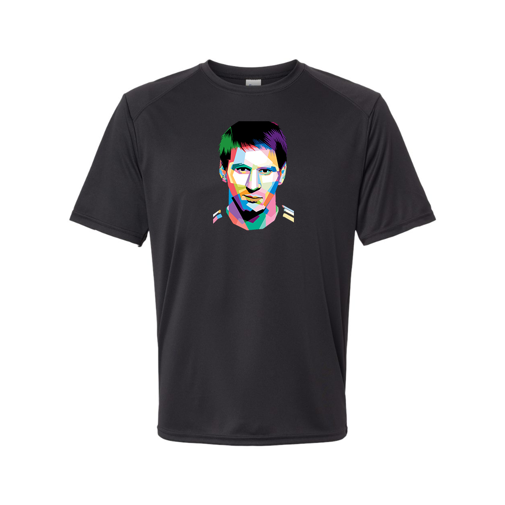 Men's Lionel Messi Face Art Soccer Polyester T-Shirt