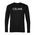 Men's Celine Polyester Long Sleeve T-Shirt