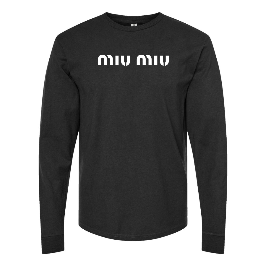 Men's Miu Miu Cotton Long Sleeve T-Shirt