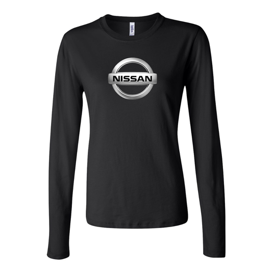 Women's Nissan Motorsport Car Long Sleeve T-Shirt