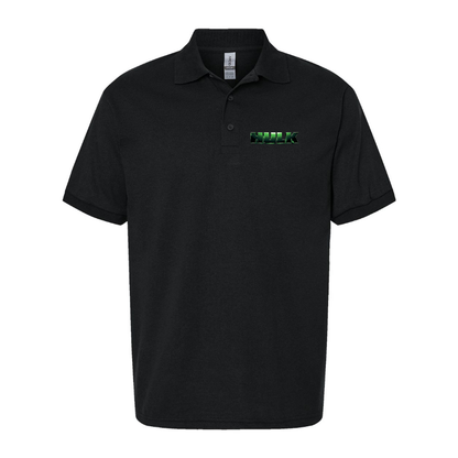 Men's The Hulk Marvel Superhero Dry Blend Polo