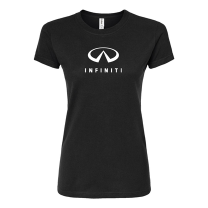 Women’s Infiniti Luxury Car Round Neck T-Shirt