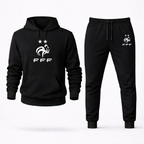 Men's France Soccer Logo Hoodie Joggers Set