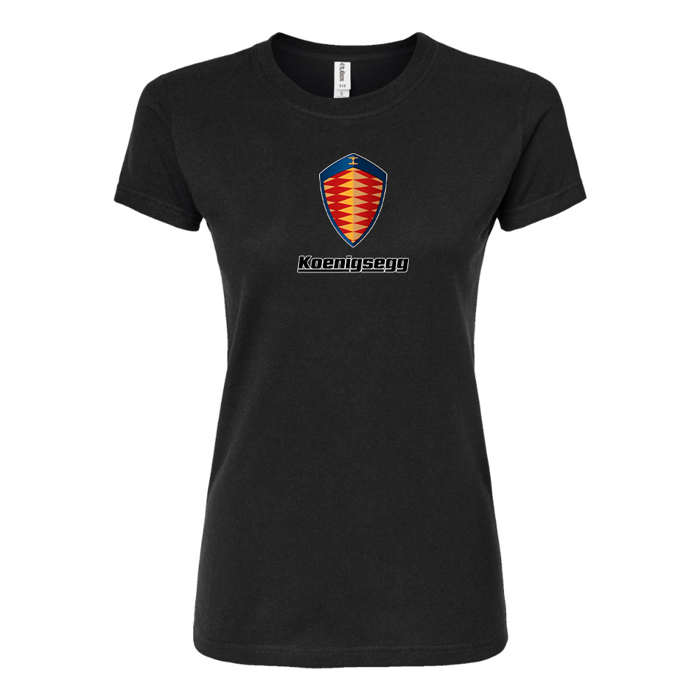 Women’s Koenigsegg Car Round Neck T-Shirt