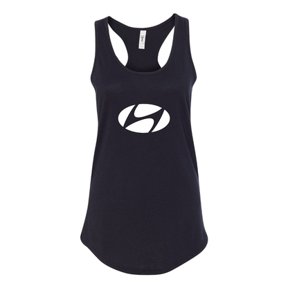 Women's Hyundai New Logo Car  Racerback Tank Top