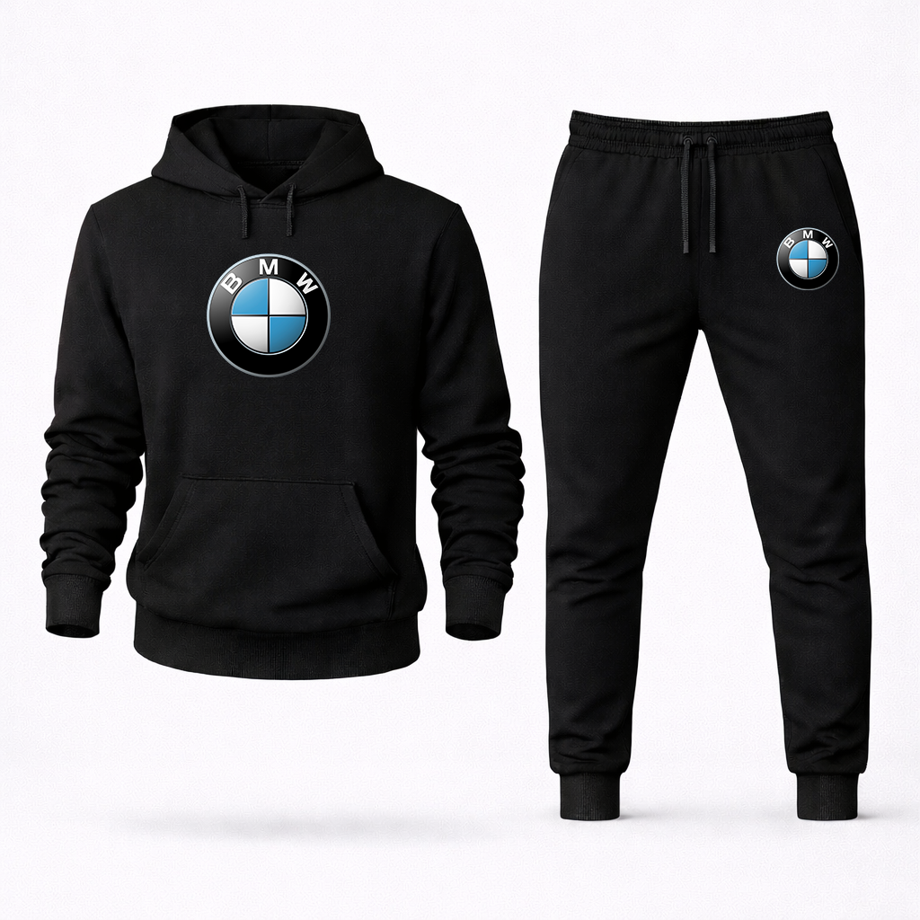 Men's BMW Motorsports Car Hoodie Joggers Set