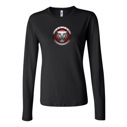 Women's Jaguar Motorsport Car Long Sleeve T-Shirt