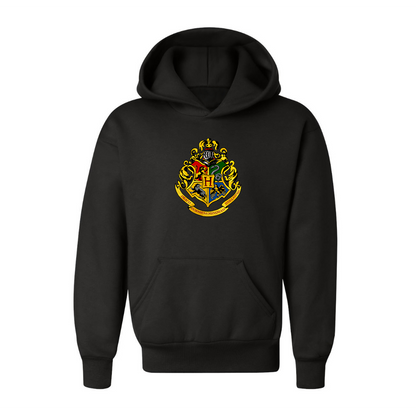 Youth Kids Hogwarts Emblem Harry Potter Movie Pullover Hoodie