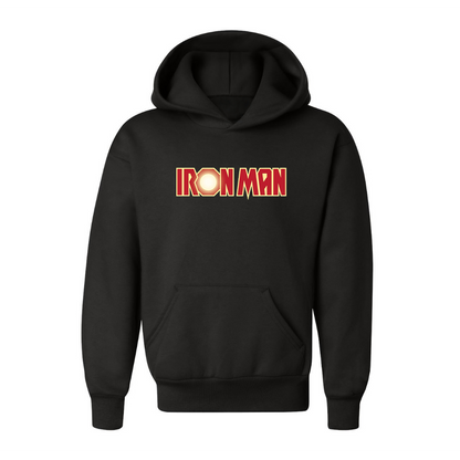 Youth Kids Iron Man Marvel Superhero Pullover Hoodie