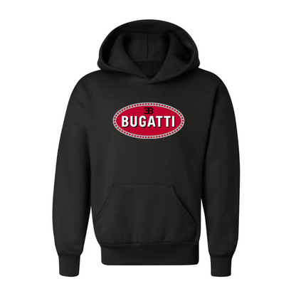 Youth Kids Bugatti Car Pullover Hoodie