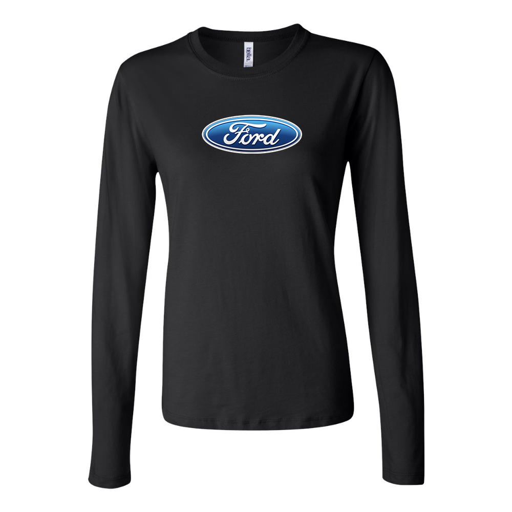 Women's Ford Car Long Sleeve T-Shirt