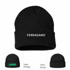 Ferragamo Cuffed Beanie Hat