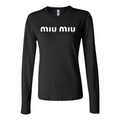 Women's Miu Miu Long Sleeve T-Shirt