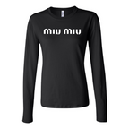 Women's Miu Miu Long Sleeve T-Shirt