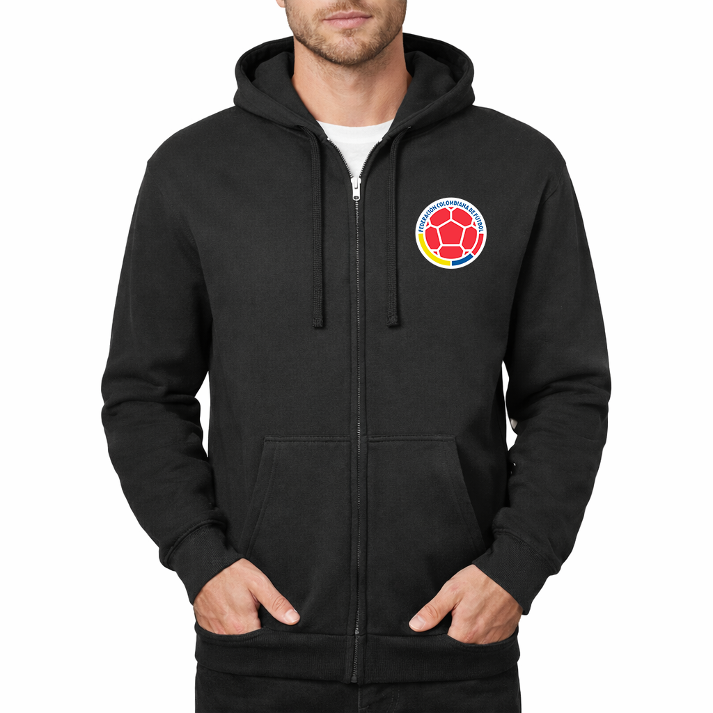 Men's Colombia National Soccer Team Zipper Hoodie