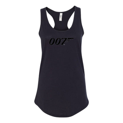 Women's 007 James Bond Movie Racerback Tank Top