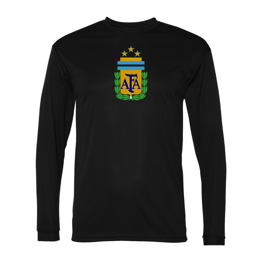 Men’s Argentina National Soccer - Performance Long Sleeve T-Shirt - 5104